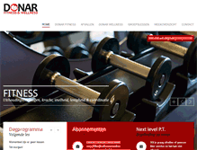 Tablet Screenshot of donarfitness.nl